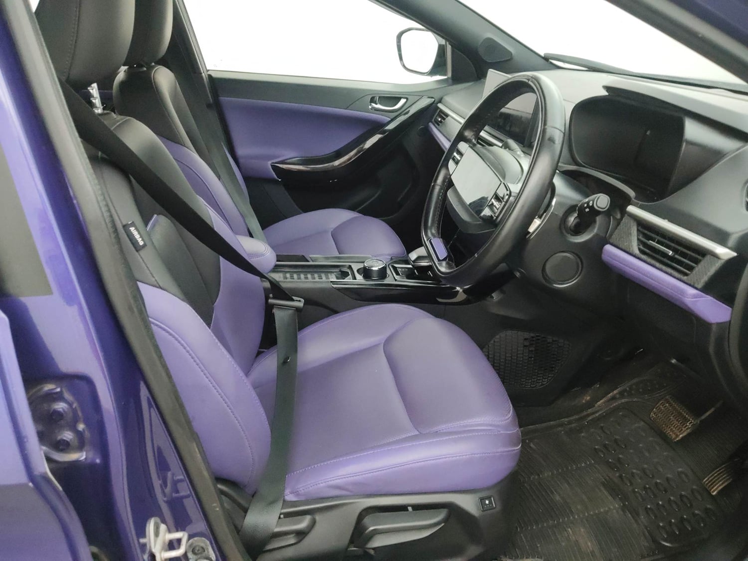 Used 2024 Tata Nexon Fearless Plus S Purple 1.5 Revotorq Diesel 6AMT Dual Tone Diesel Automatic interior RIGHT SIDE FRONT DOOR CABIN VIEW