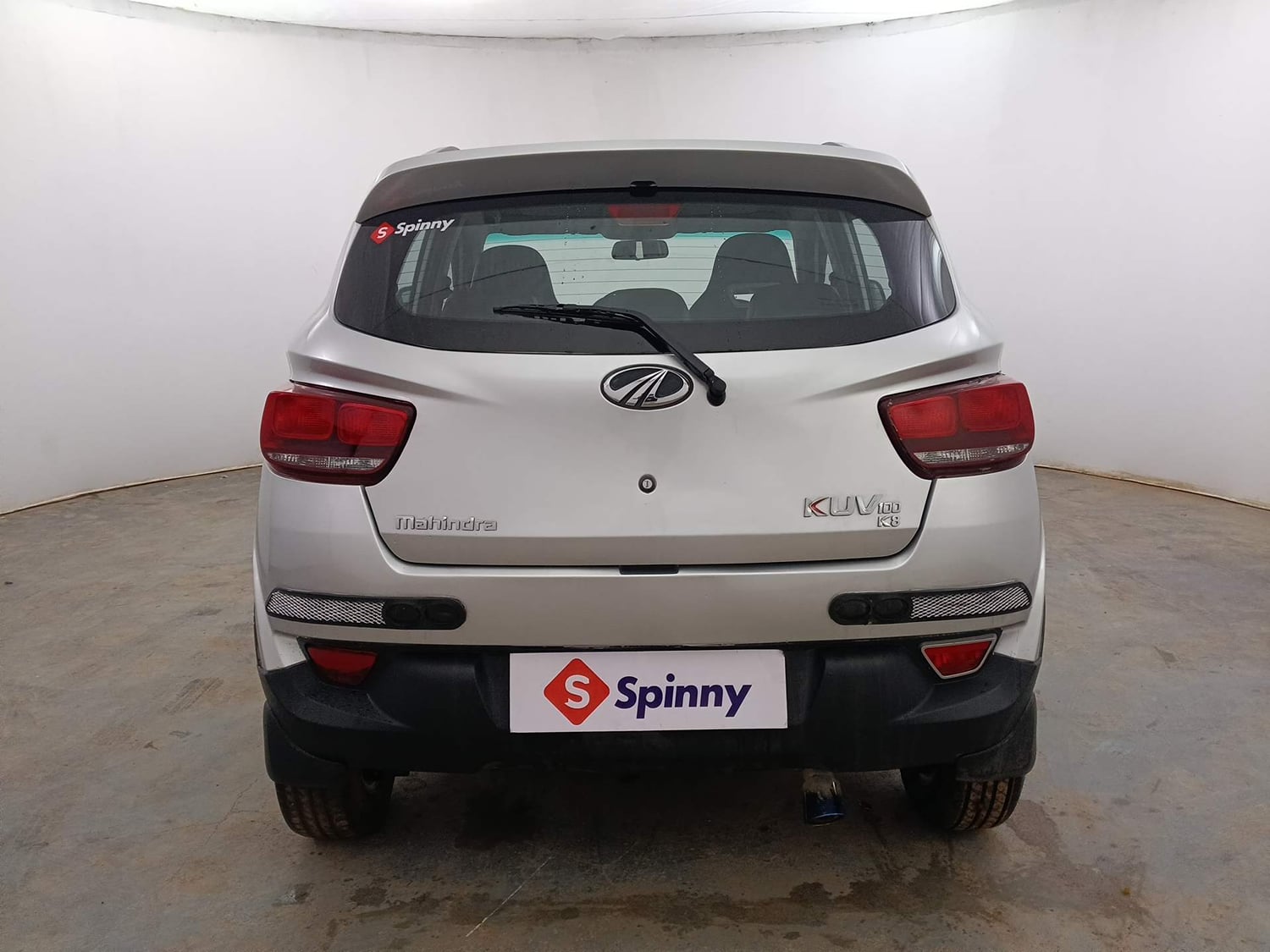 Used 2017 Mahindra KUV100 K8 6 STR Petrol Manual exterior BACK VIEW