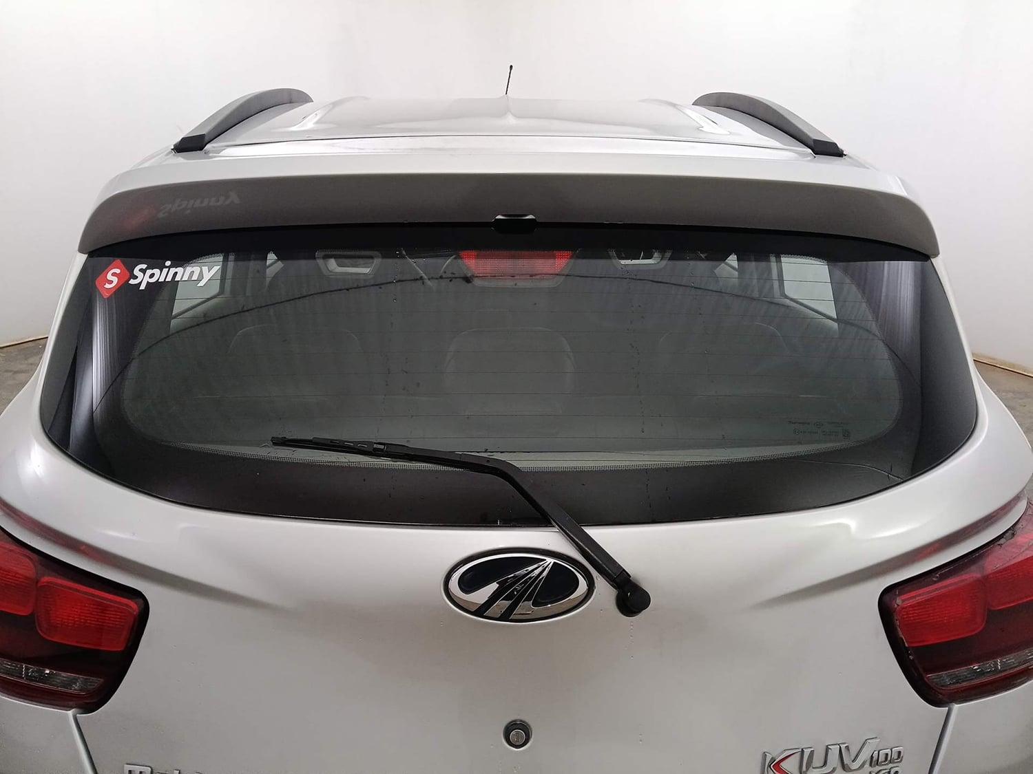 Used 2017 Mahindra KUV100 K8 6 STR Petrol Manual exterior BACK WINDSHIELD VIEW