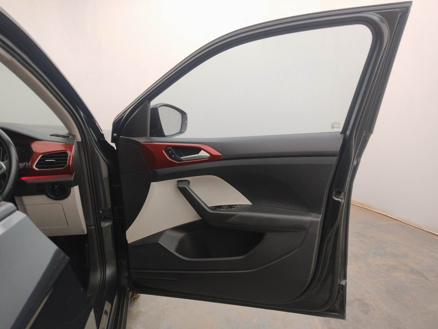 Used 2021 Volkswagen Taigun GT 1.5 TSI MT Petrol Manual interior RIGHT FRONT DOOR OPEN VIEW