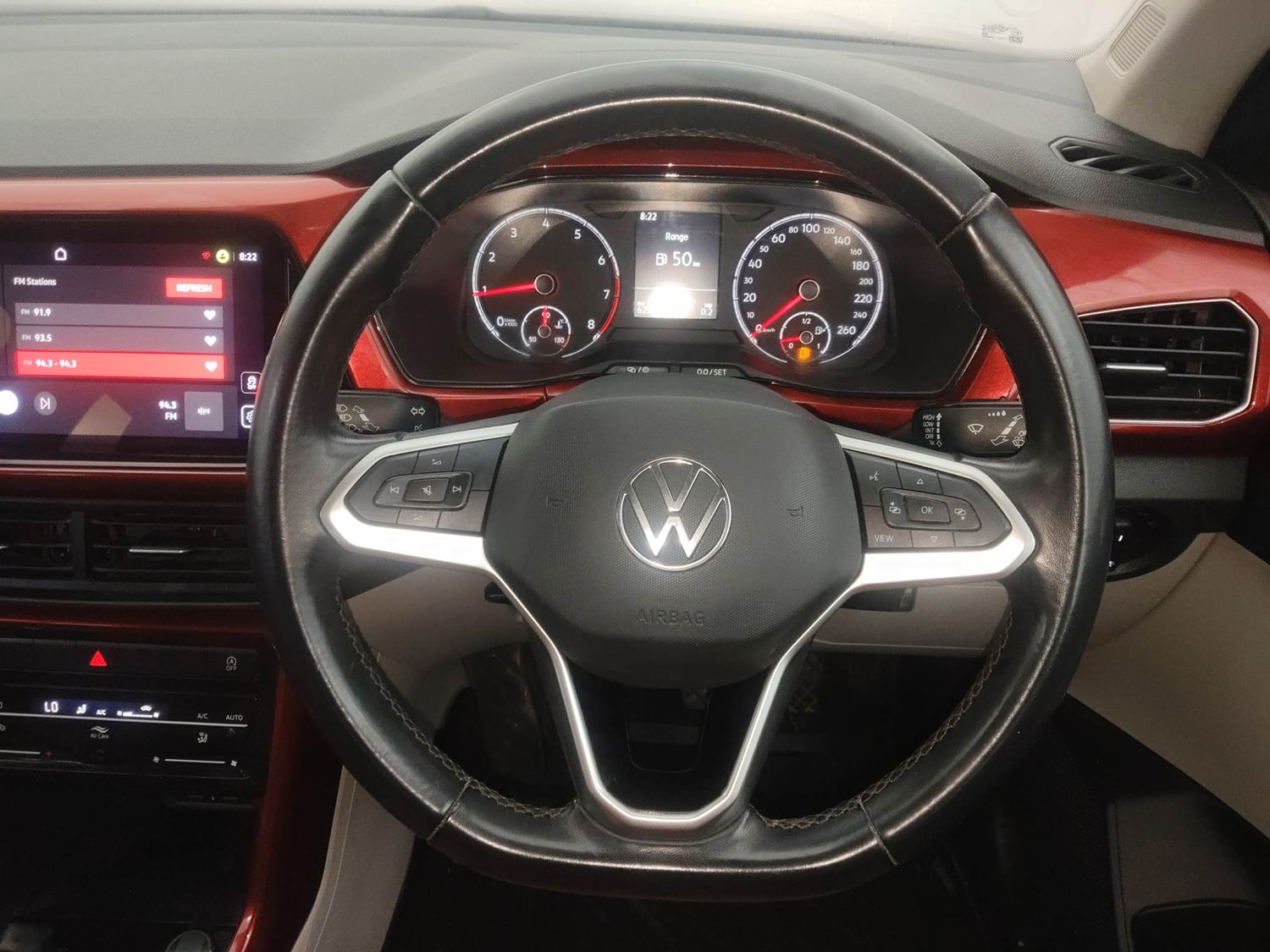 Used 2021 Volkswagen Taigun GT 1.5 TSI MT Petrol Manual interior STEERING VIEW