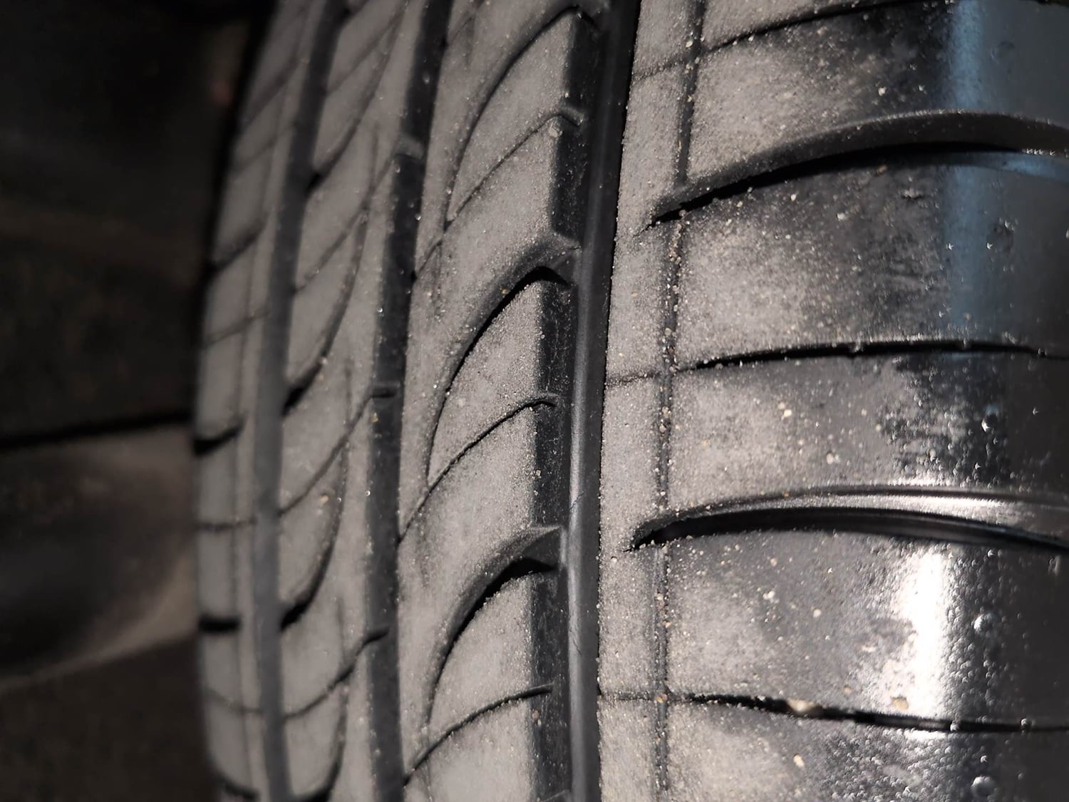 Used 2016 Hyundai Xcent S 1.2 Petrol Manual tyres LEFT REAR TYRE TREAD VIEW