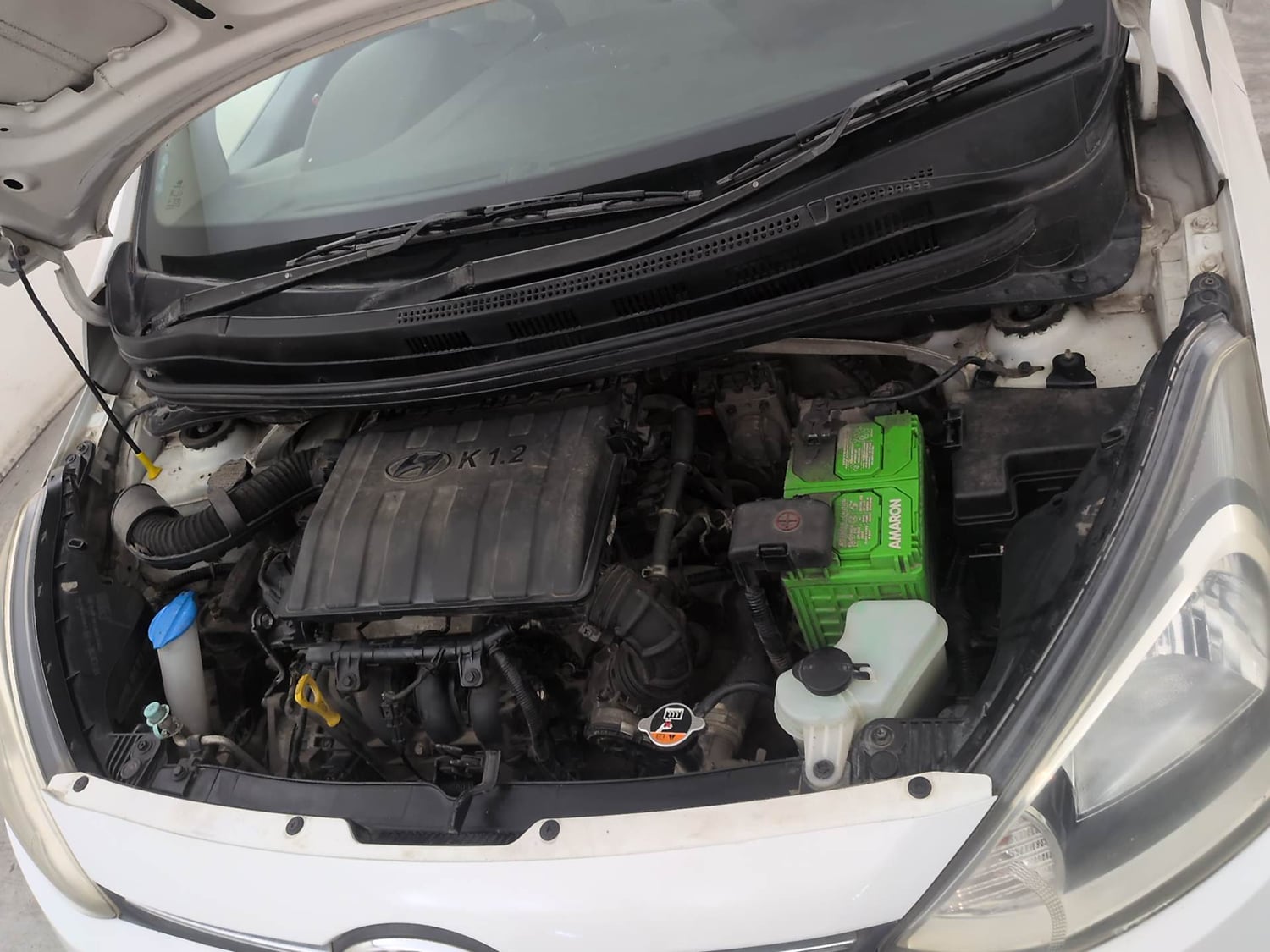 Used 2016 Hyundai Xcent S 1.2 Petrol Manual engine ENGINE LEFT SIDE VIEW