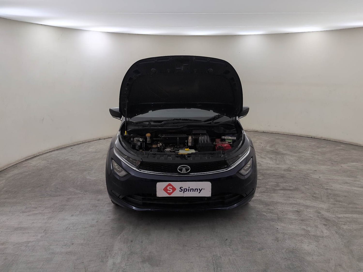 Used 2023 Tata Altroz XZA Petrol Petrol Automatic engine ENGINE & BONNET OPEN FRONT VIEW