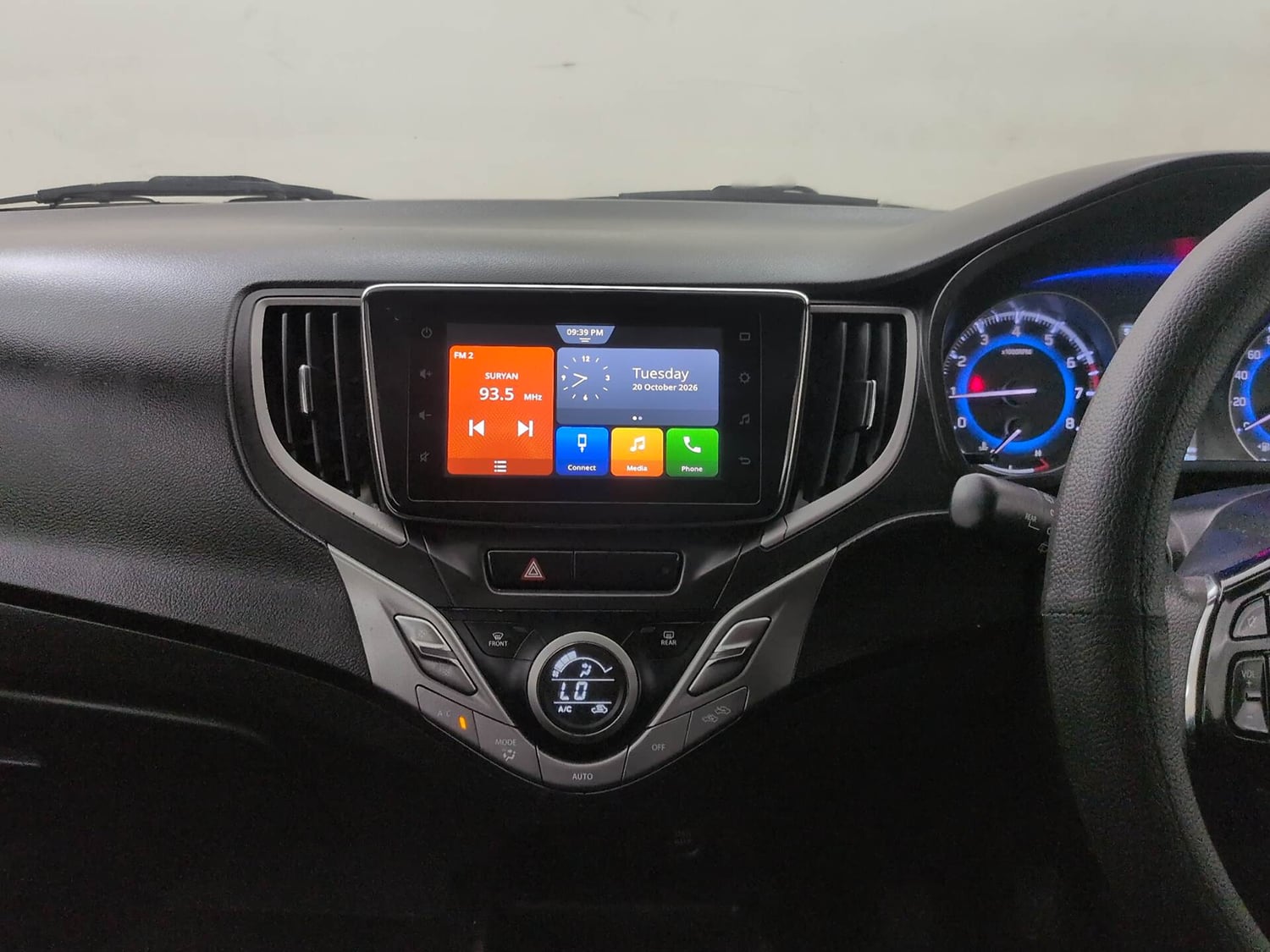 Used 2020 Maruti Suzuki Baleno Zeta Petrol Manual interior MUSIC SYSTEM & AC CONTROL VIEW