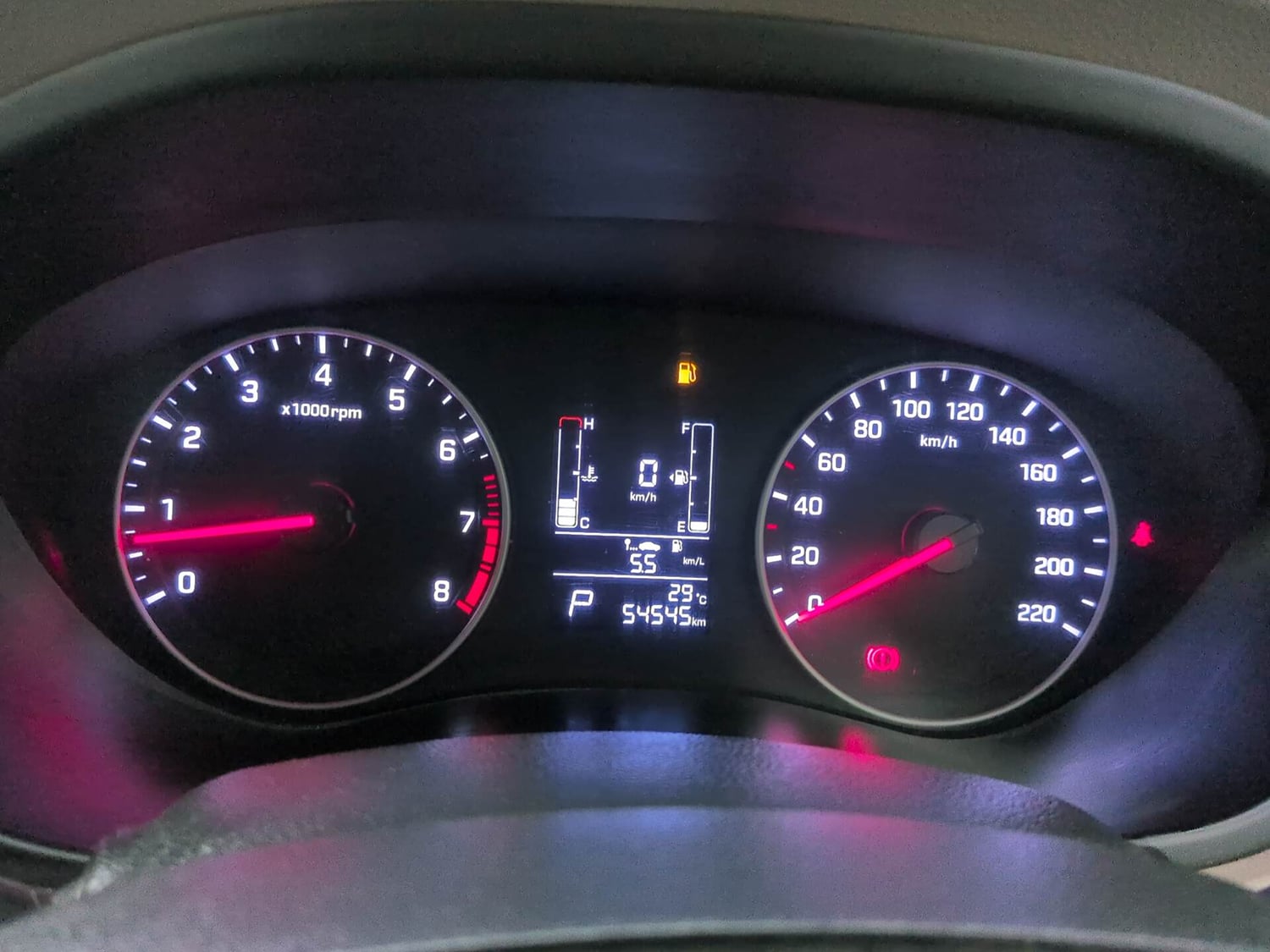 Used 2019 Hyundai Elite i20 Asta 1.2 AT Petrol Automatic interior CLUSTERMETER VIEW