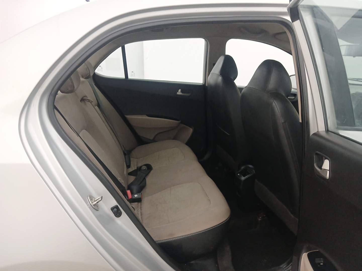 Used 2014 Hyundai Xcent S 1.2 Petrol Manual interior RIGHT SIDE REAR DOOR CABIN VIEW