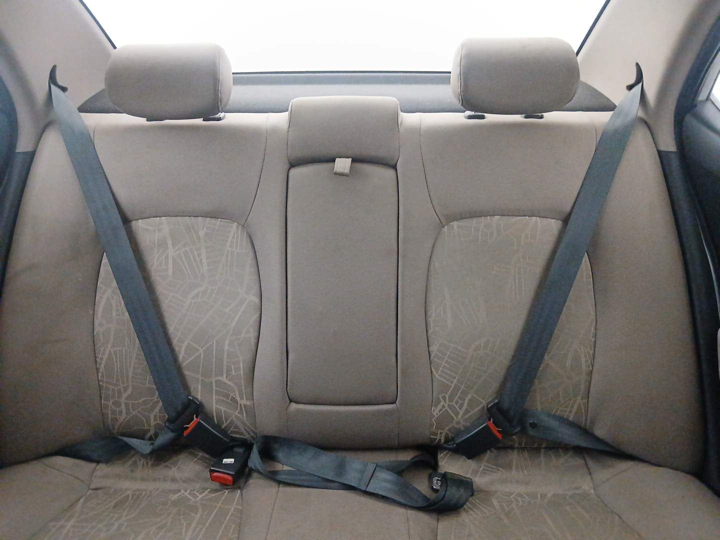 Used 2014 Hyundai Xcent S 1.2 Petrol Manual interior REAR SEAT CONDITION VIEW