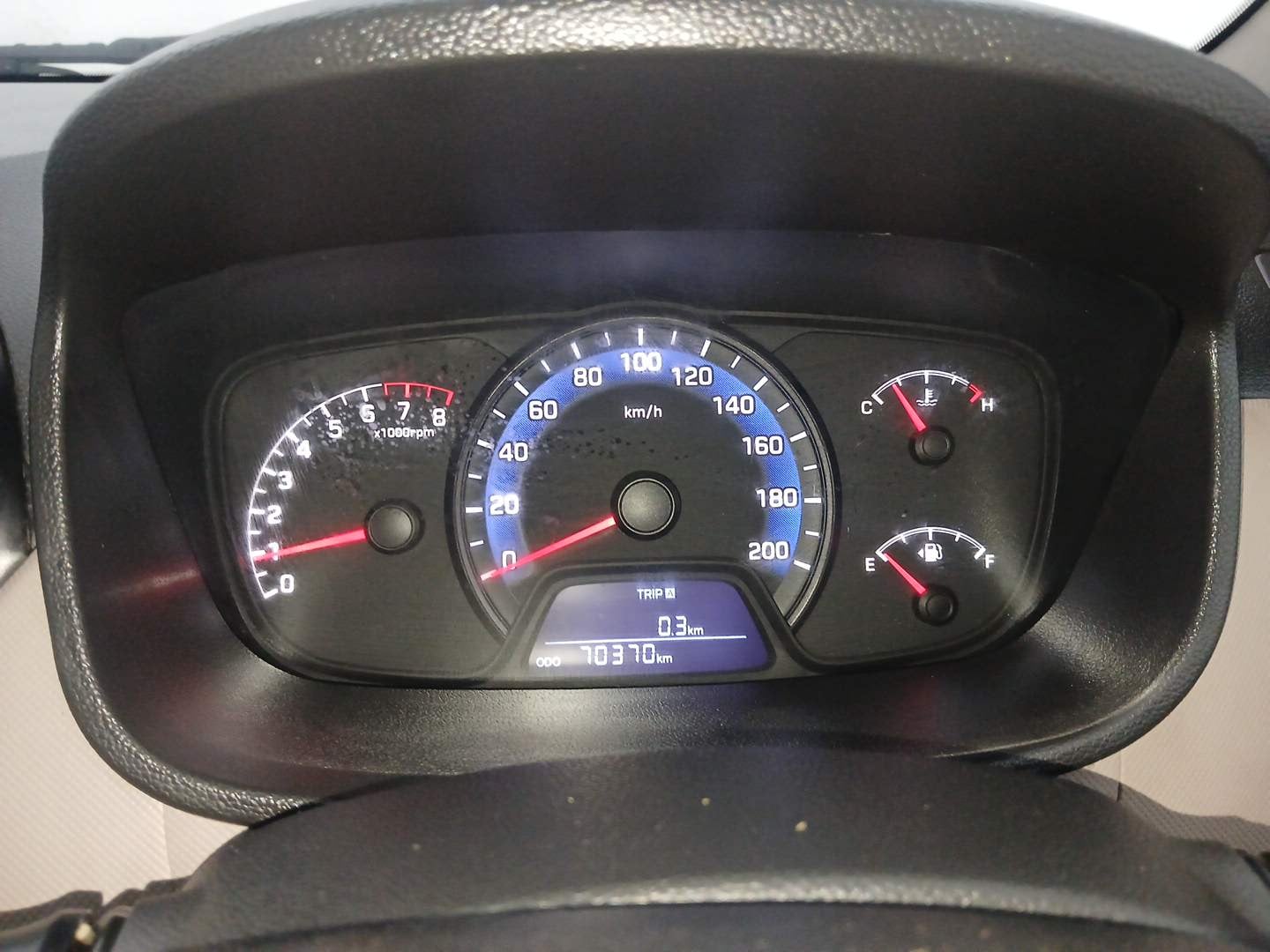 Used 2014 Hyundai Xcent S 1.2 Petrol Manual interior CLUSTERMETER VIEW
