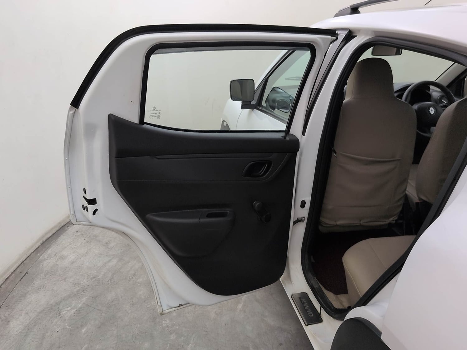 Used 2016 Renault Kwid RXT Petrol Manual interior LEFT REAR DOOR OPEN VIEW
