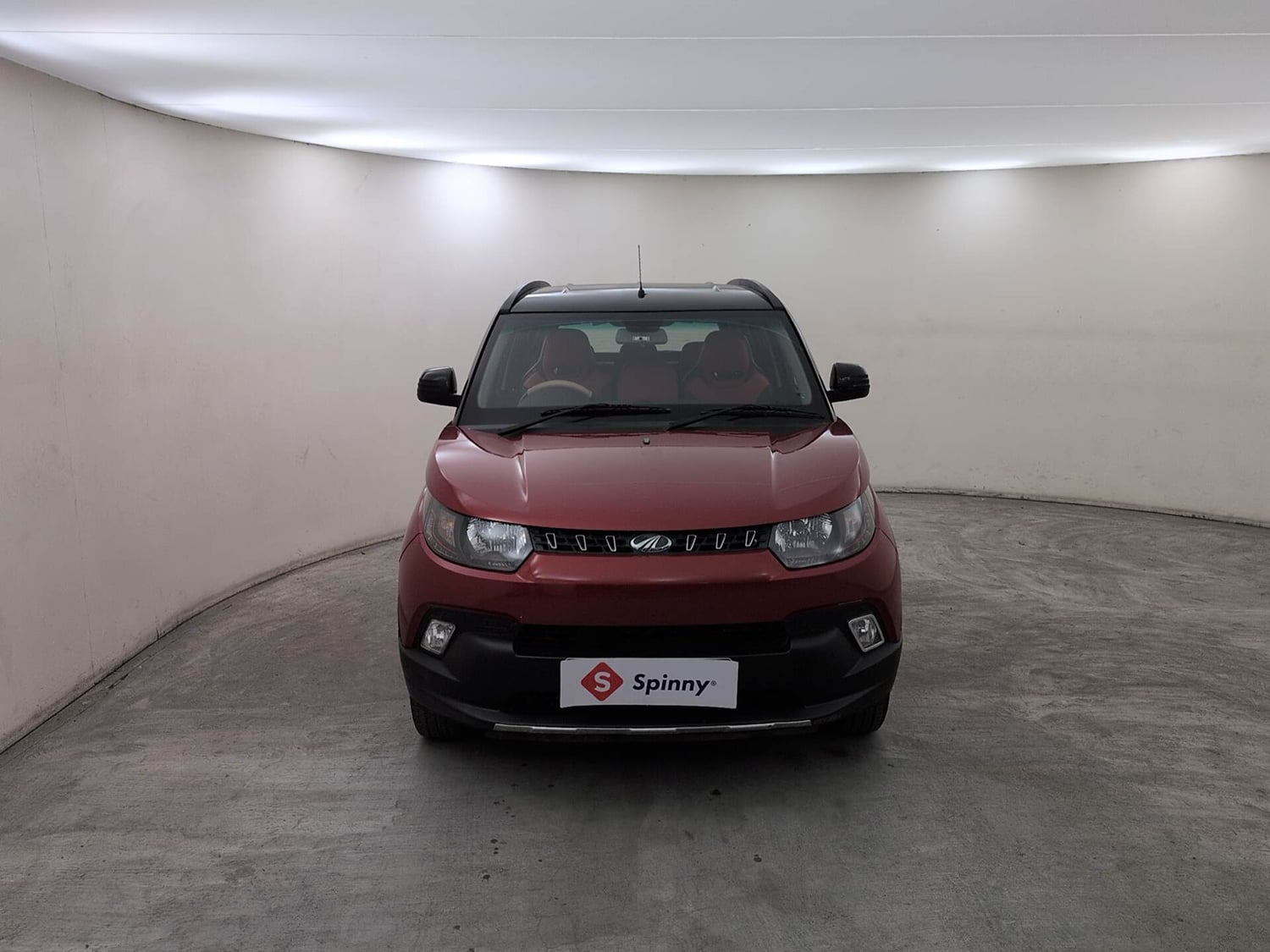 Used 2017 Mahindra KUV100 K8 6 STR Dual Tone Petrol Manual exterior FRONT VIEW