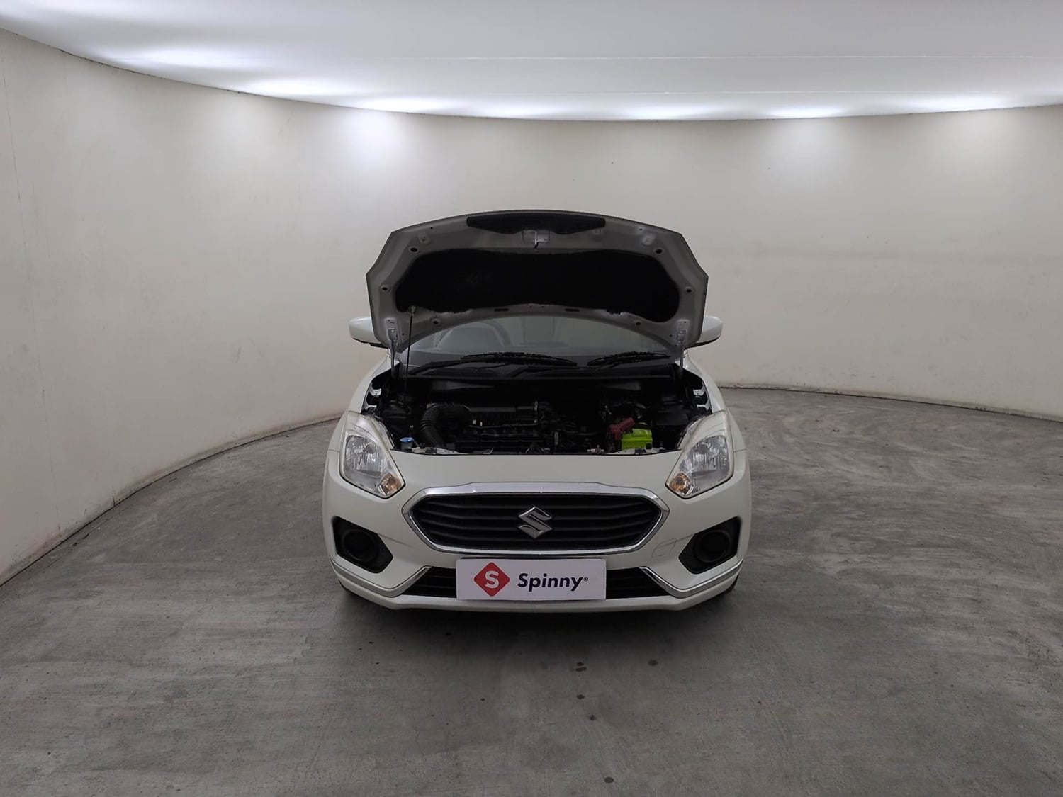 Used 2018 Maruti Suzuki Dzire VXi AMT Petrol Automatic engine ENGINE & BONNET OPEN FRONT VIEW