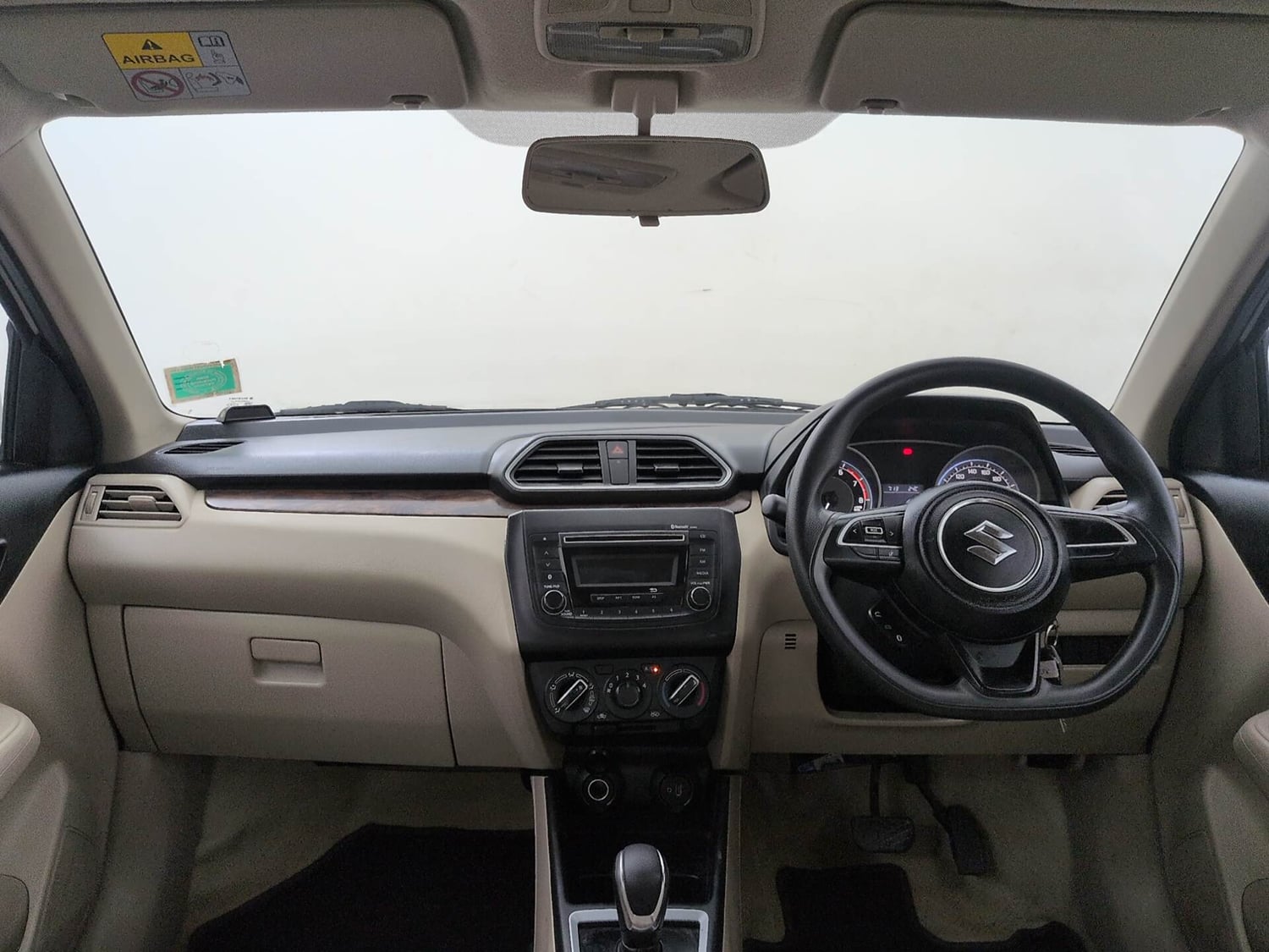Used 2018 Maruti Suzuki Dzire VXi AMT Petrol Automatic interior DASHBOARD VIEW