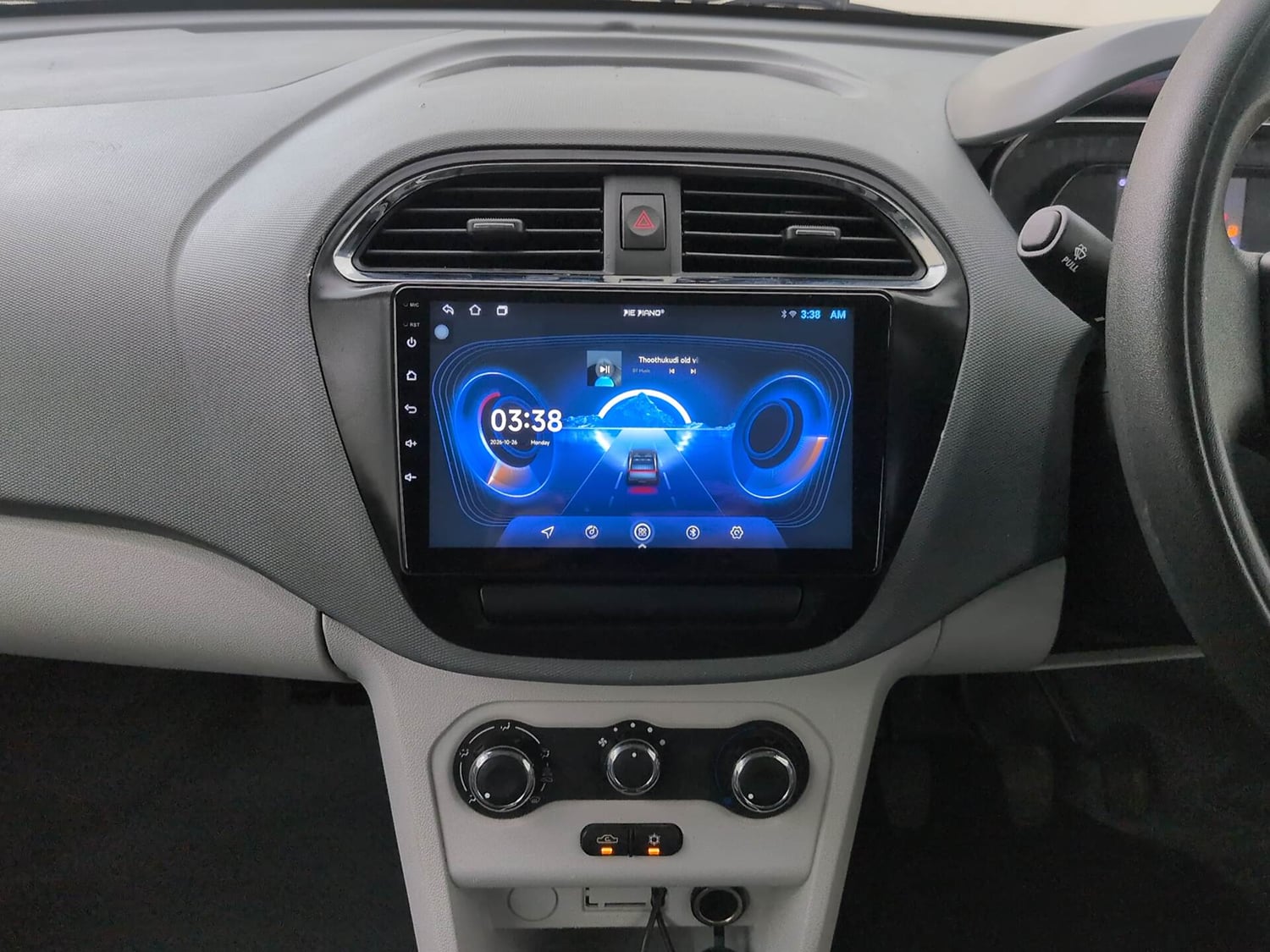 Used 2025 Tata Tiago XE Petrol Manual interior MUSIC SYSTEM & AC CONTROL VIEW