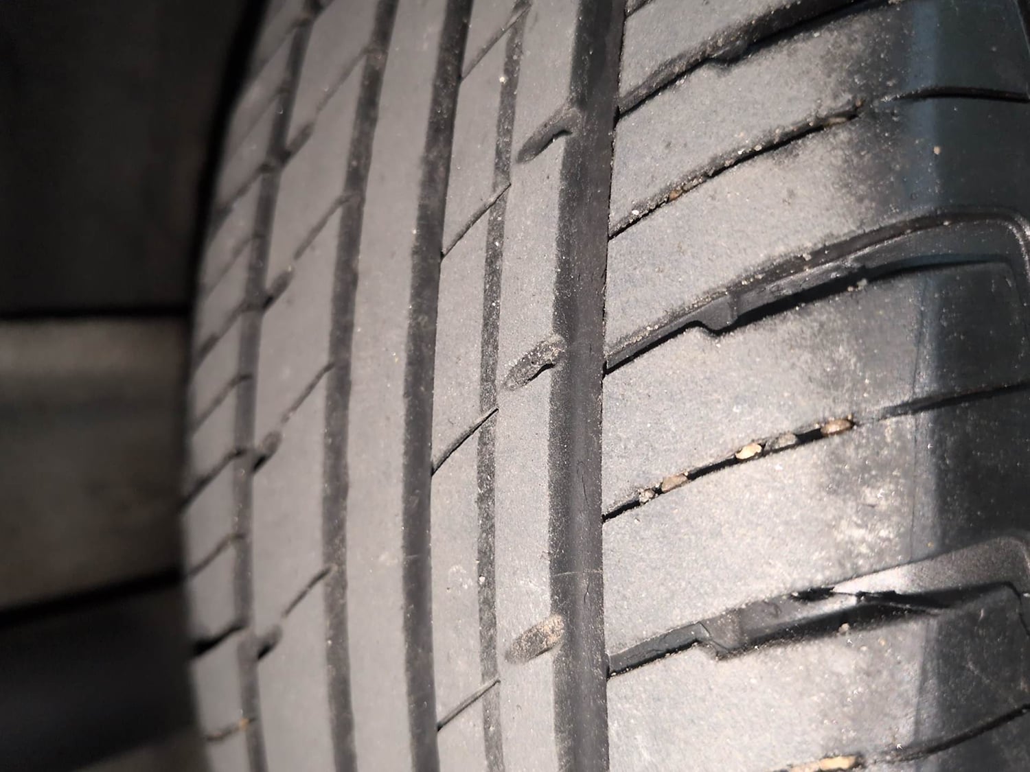 Used 2025 Tata Tiago XE Petrol Manual tyres RIGHT REAR TYRE TREAD VIEW
