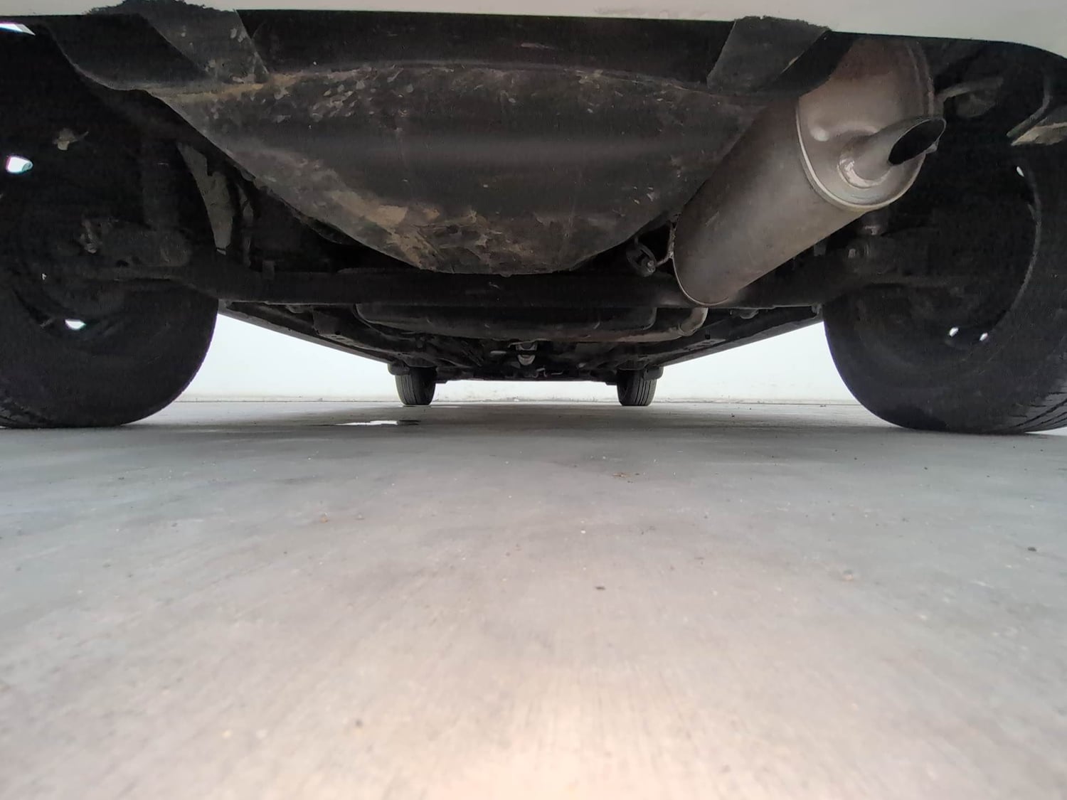 Used 2025 Tata Tiago XE Petrol Manual extra REAR UNDERBODY VIEW (TAKEN FROM REAR)