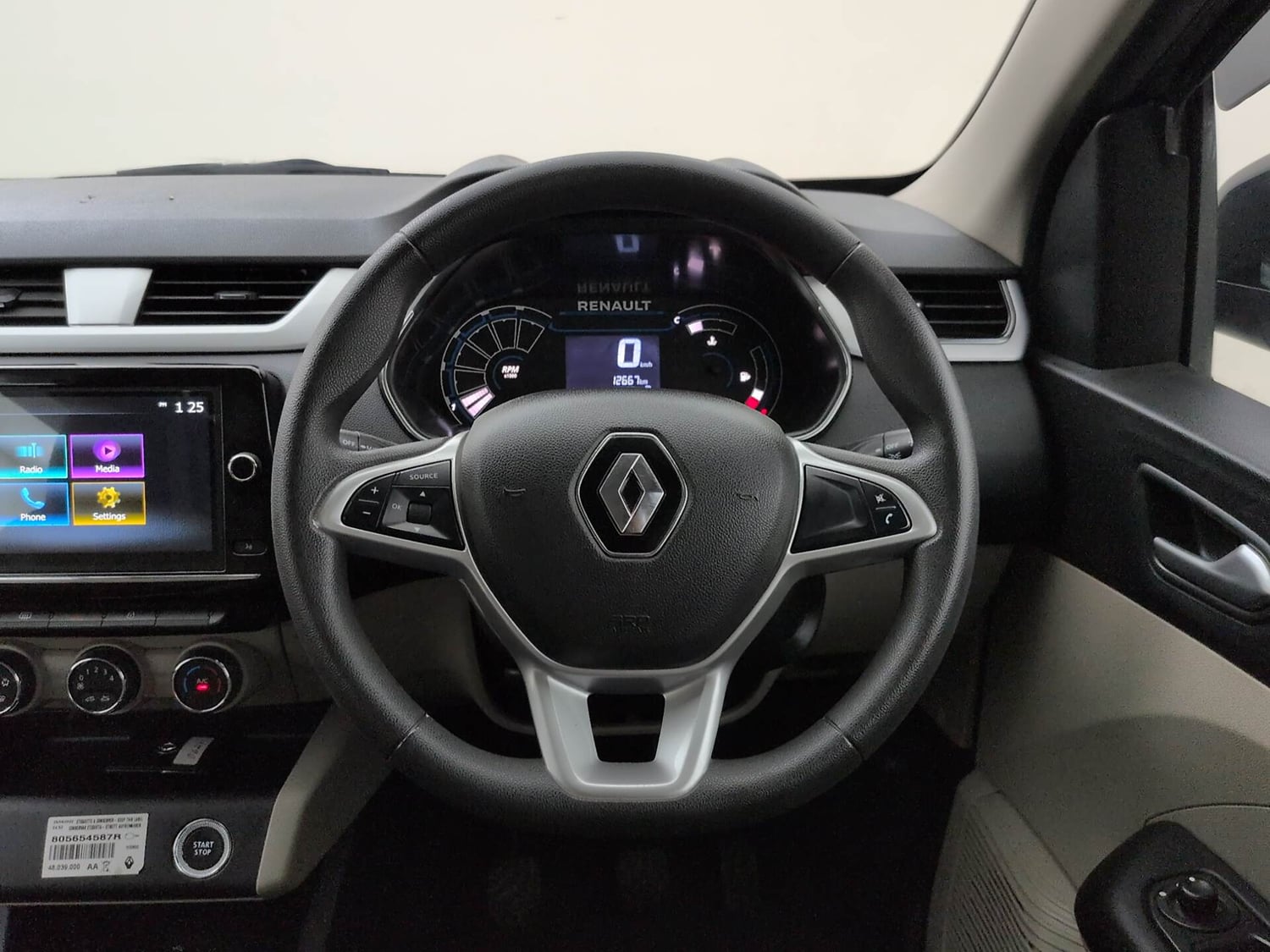 Used 2022 Renault Triber RXZ Petrol Manual interior STEERING VIEW